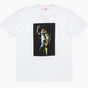 White Supreme Raphael T shirt